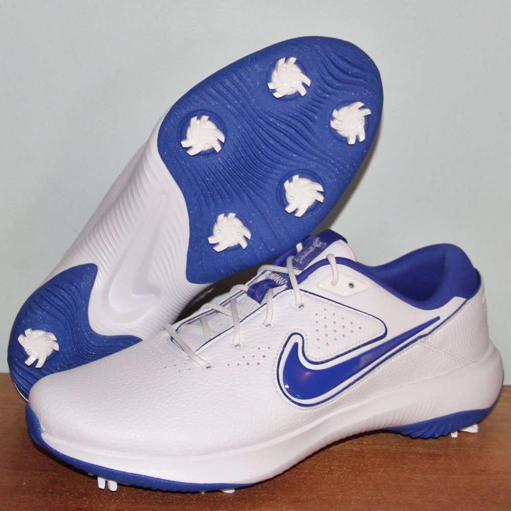 Nike Victory Pro 3 Waterproof Golf Shoes Men 13 White Hyper Royal